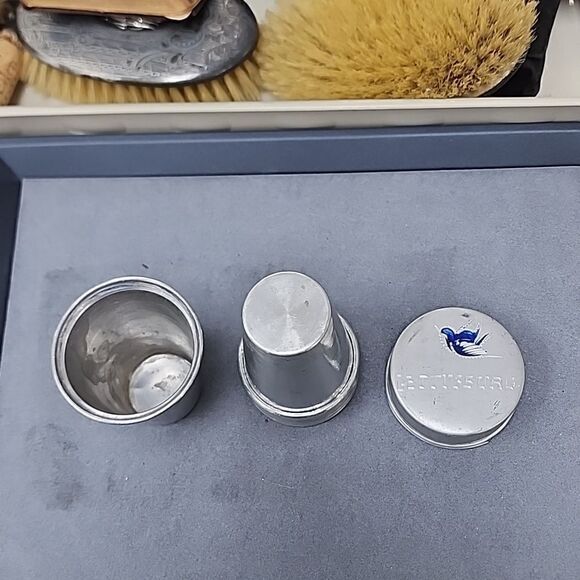 Vintage Gettysburg Tennessee Shot Glasses  Metal 5 Cups - Picture 1 of 2